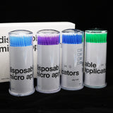 Bottled lash extension cotton swabs