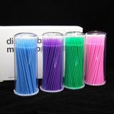 Bottled lash extension cotton swabs
