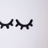 Decorative Nordic Wood Lashes Wall Sticker