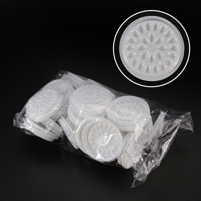 Flower Plate Grafting Eye Lash Glue Tray