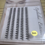 5 Rows Of 40D Clusters Of 10 0 Segmented Lashes