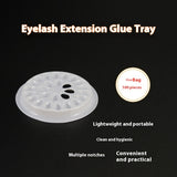 Flower Plate Grafting Eye Lash Glue Tray