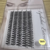 5 Rows Of 40D Clusters Of 10 0 Segmented Lashes