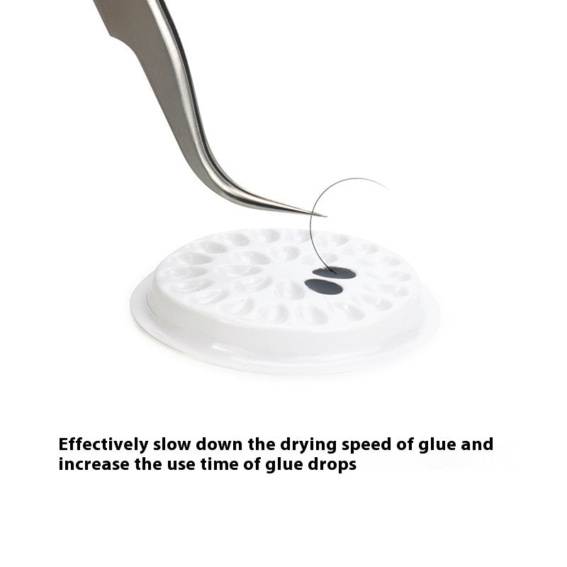 Flower Plate Grafting Eye Lash Glue Tray